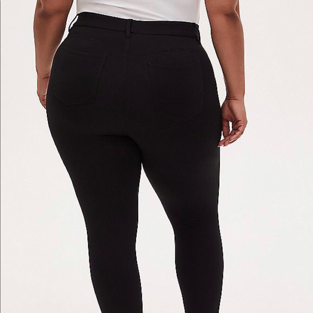 Black Bombshell Ponte Pants